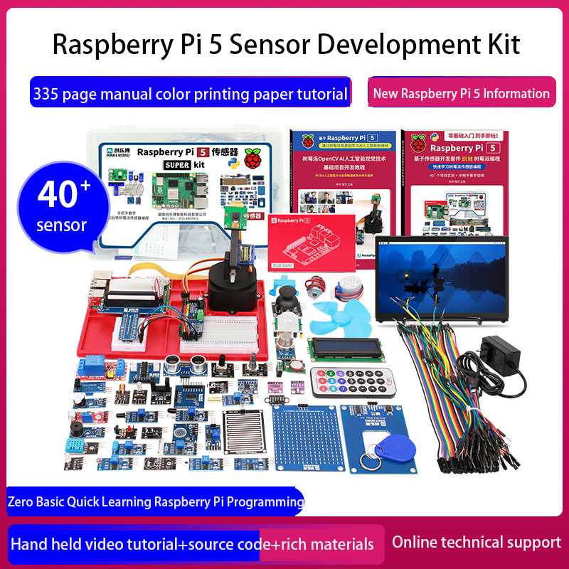 Raspberry Pi 5 8Gb Kit - Raspberry Pi 5 Sensor Ontwikkelingskit Voor