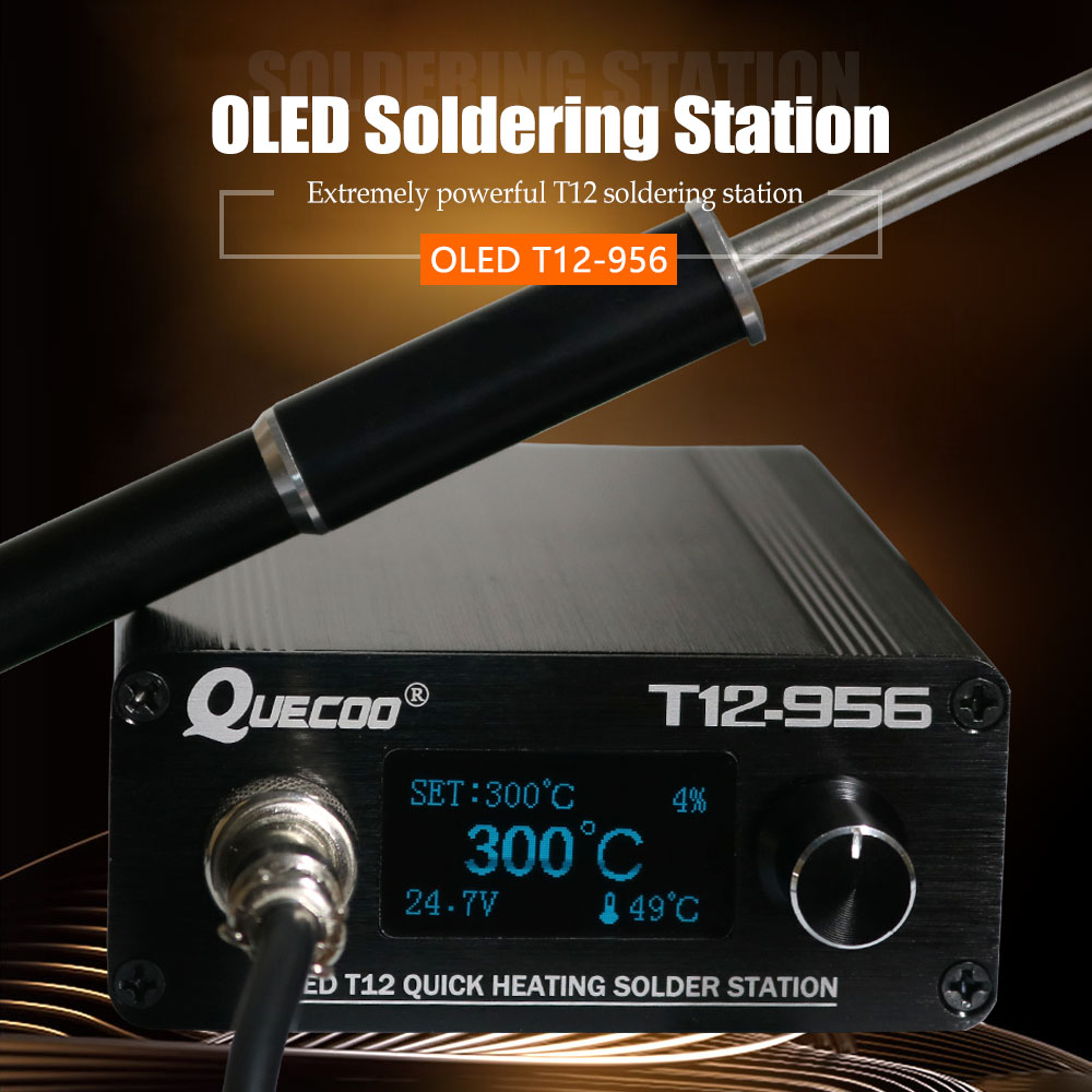 QUECOO T12-956 Soldeer digitaa - Soldering Station T12 Oled recensie en prijs